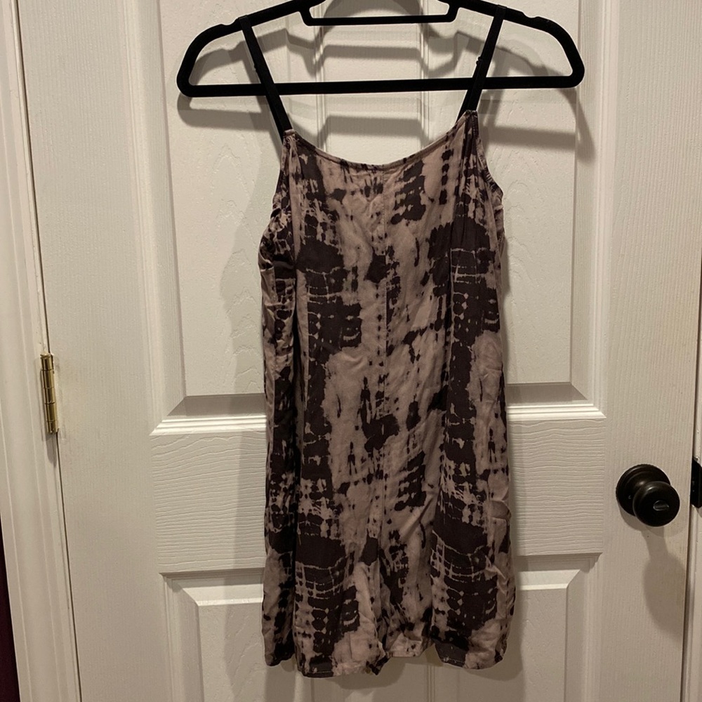 Brown Tie Dye Romper